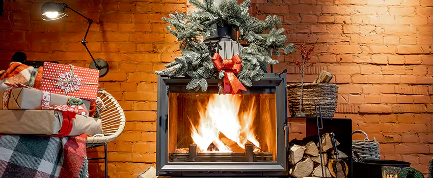 Travis Industries Linear Gas Fireplace Installation in Macomb, Illinois