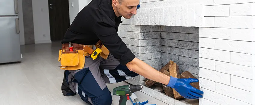 Fireplace Damaged Damper Frame Repair Services in Macomb, Illinois