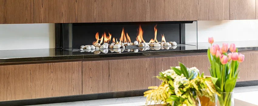 Double-height Fireplace Design Refurbishment in Macomb, Illinois